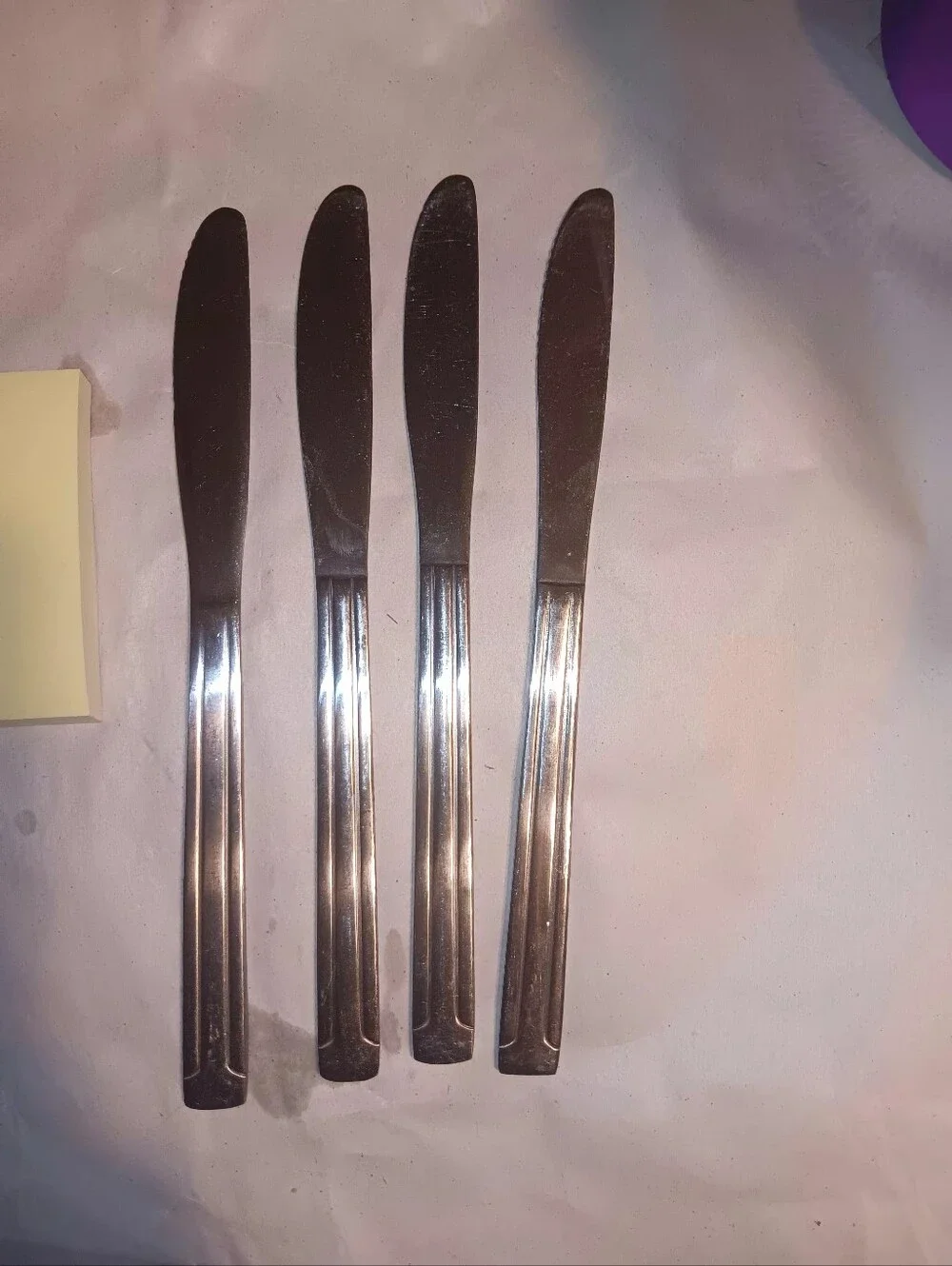 Vintage Utica Dominion Set Of 4 Stainless Steel China
